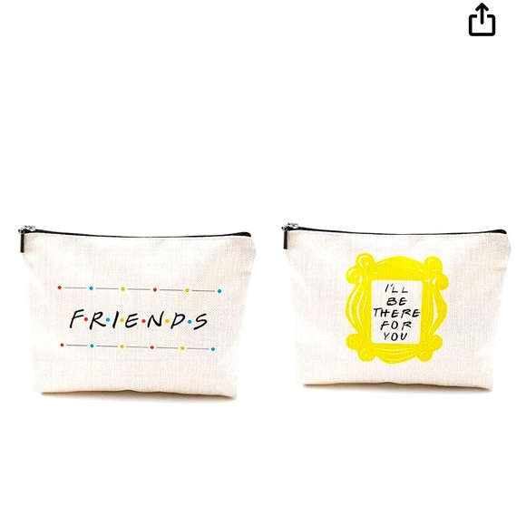 New Friends Forever 25th Anniversary Ed Friends TV Cosmetic Bag for Friends Fans - Picture 1 of 7